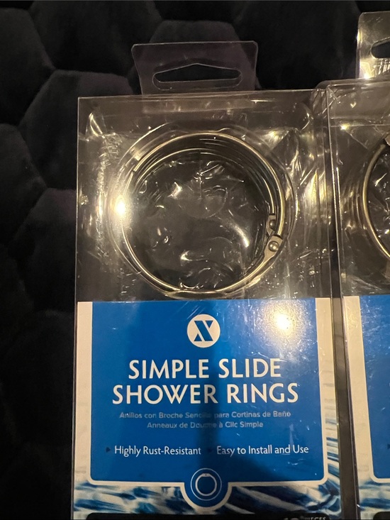 Other - Simple Slide Shower Rings by - oil rubbed bronze, set of 12.